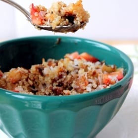 Strawberry Banana Breakfast Quinoa