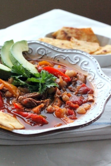 Chili chicken soup