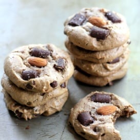 healthy chocolate chip cookies