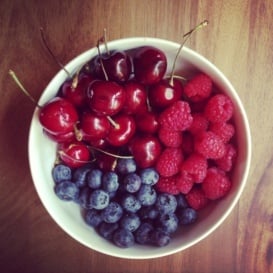 bowl of berries