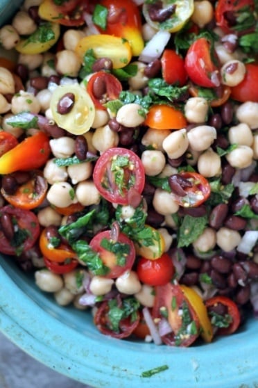 middle eastern chickpea salad