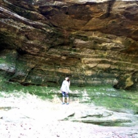Monique on a hike