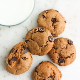 Coconut flour chocolate chip cookies