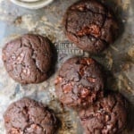 : chocolate hazelnut cookies