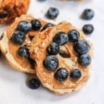homemade blueberry bagels