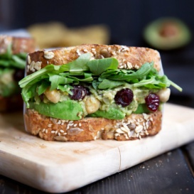 chickpea avocado sandwich