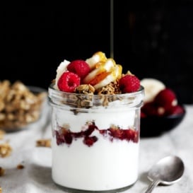 Peanut Butter Granola Parfaits