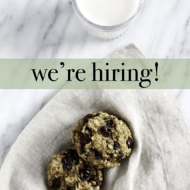 hiring graphic with cookies