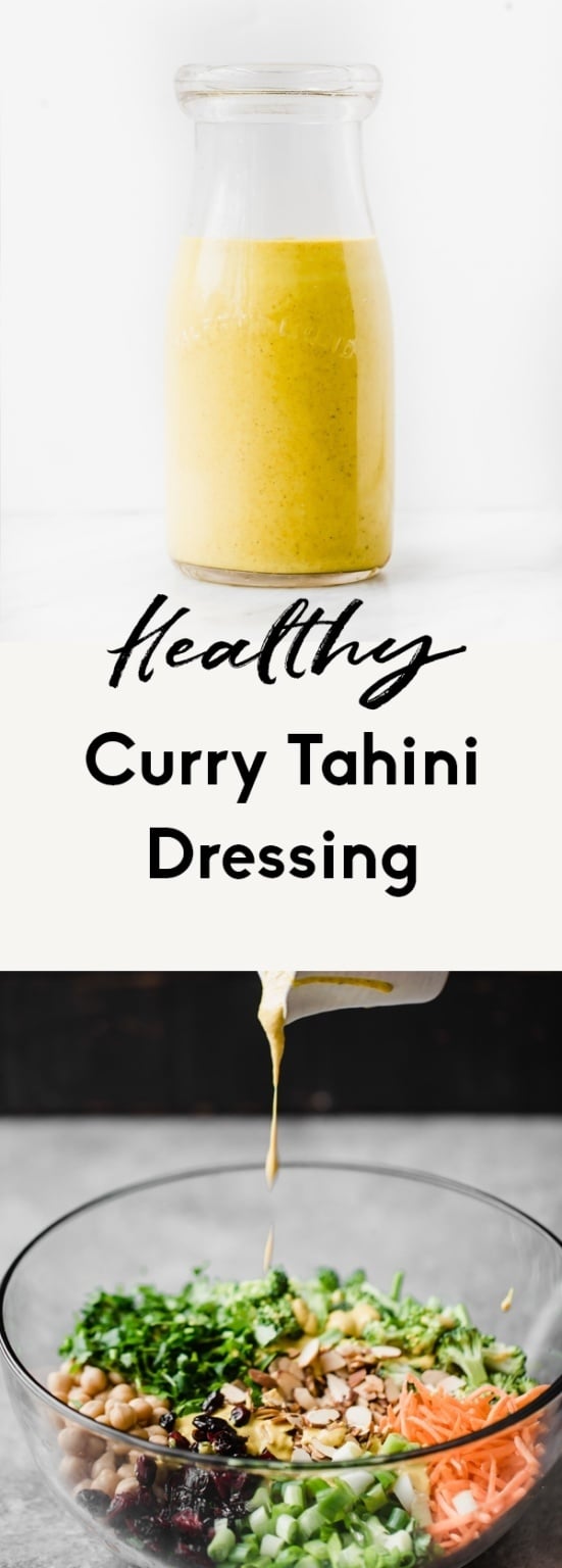 Healthy Curry Tahini Dressing Ambitious Kitchen
