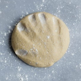 homemade Whole Wheat Pizza Dough in a ball