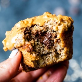 banana oatmeal muffins