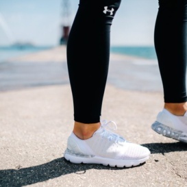white sneakers