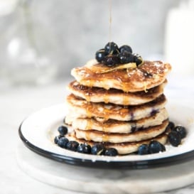 pancakes in a stack