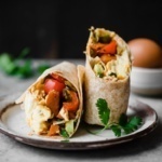 freezer breakfast burritos on a plate