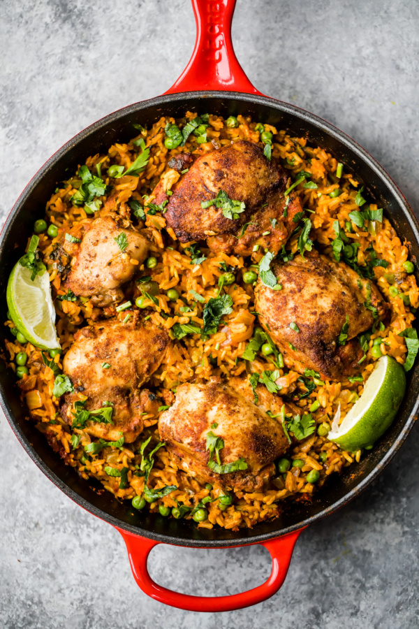 Mama s Puerto Rican Chicken And Rice Ambitious Kitchen