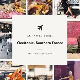 ak travel guide: occitanie france graphic