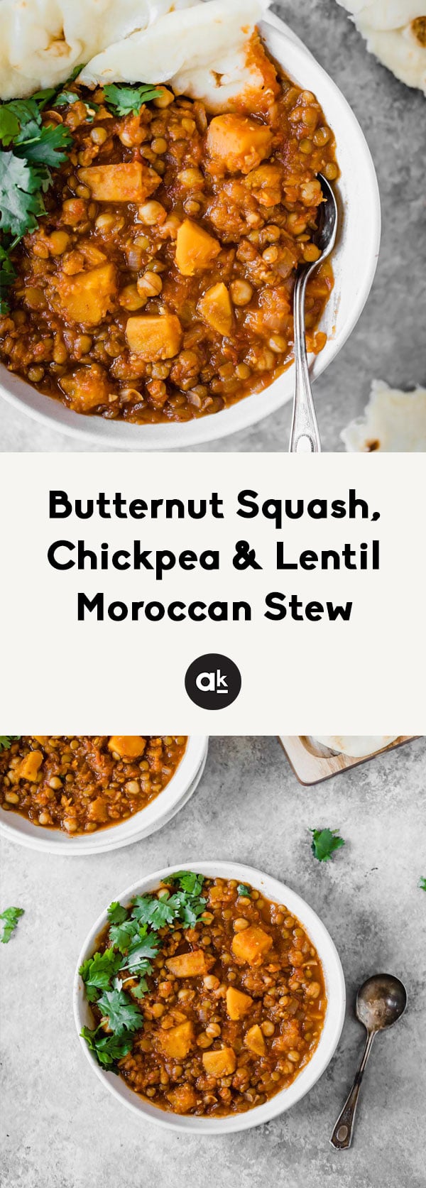 Butternut Squash, Chickpea Lentil Moroccan Stew Ambitious Kitchen