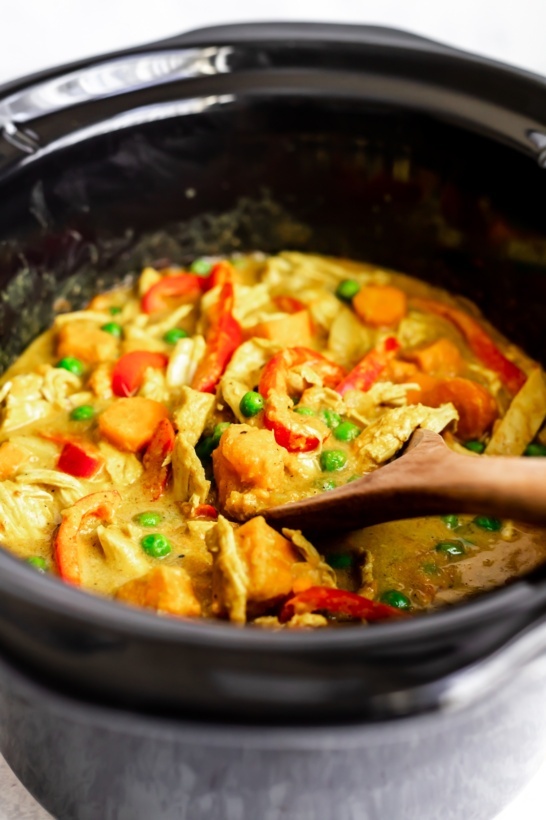 Healthy Slow Cooker Yellow Chicken Curry Ambitious Kitchen