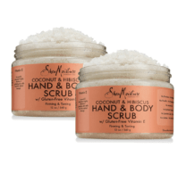 two jars of body scrub