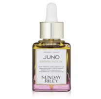 bottle of facial oil