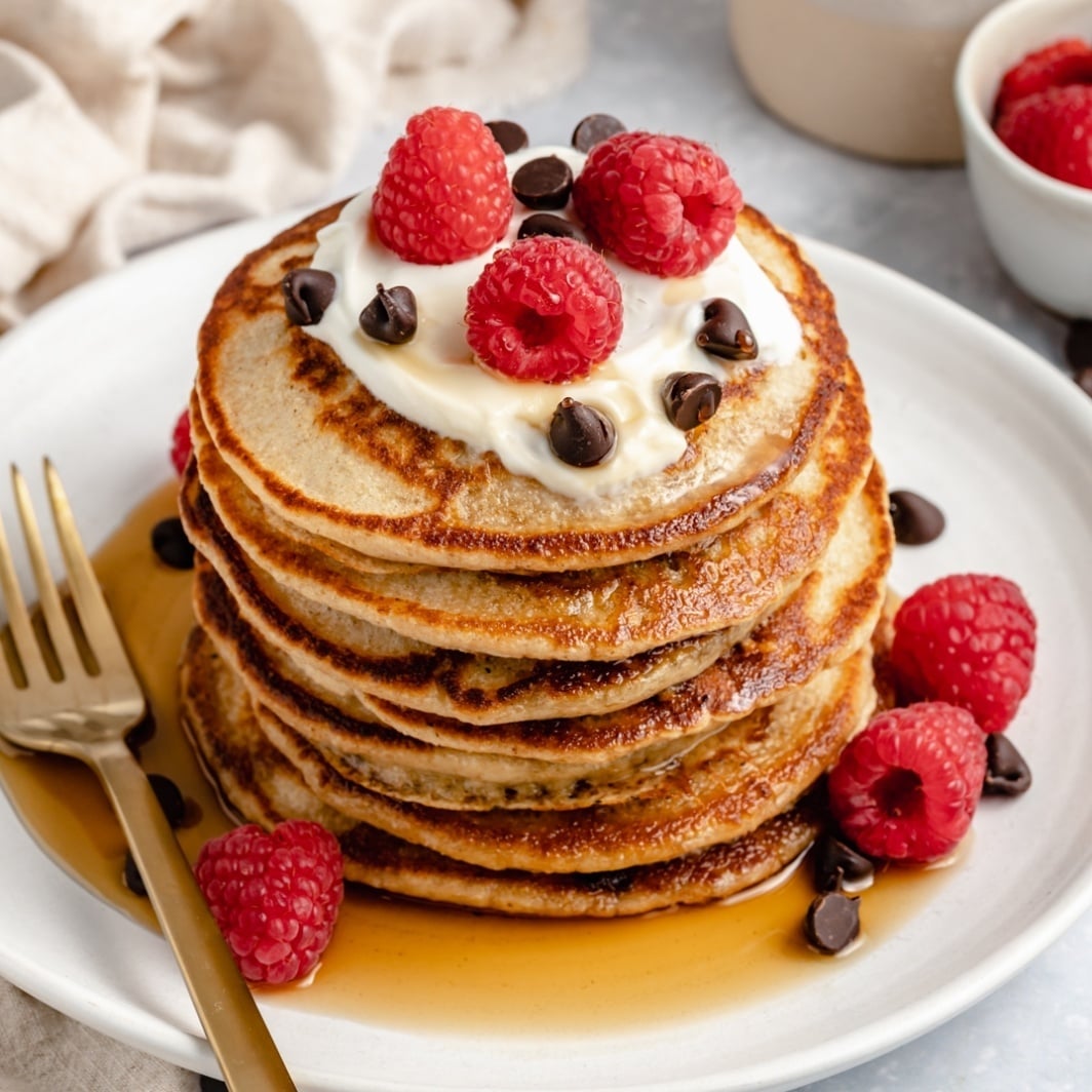 Fluffy Yogurt Pancakes (high protein, gluten free) Ambitious Kitchen