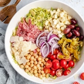meal prep salad in a bowl