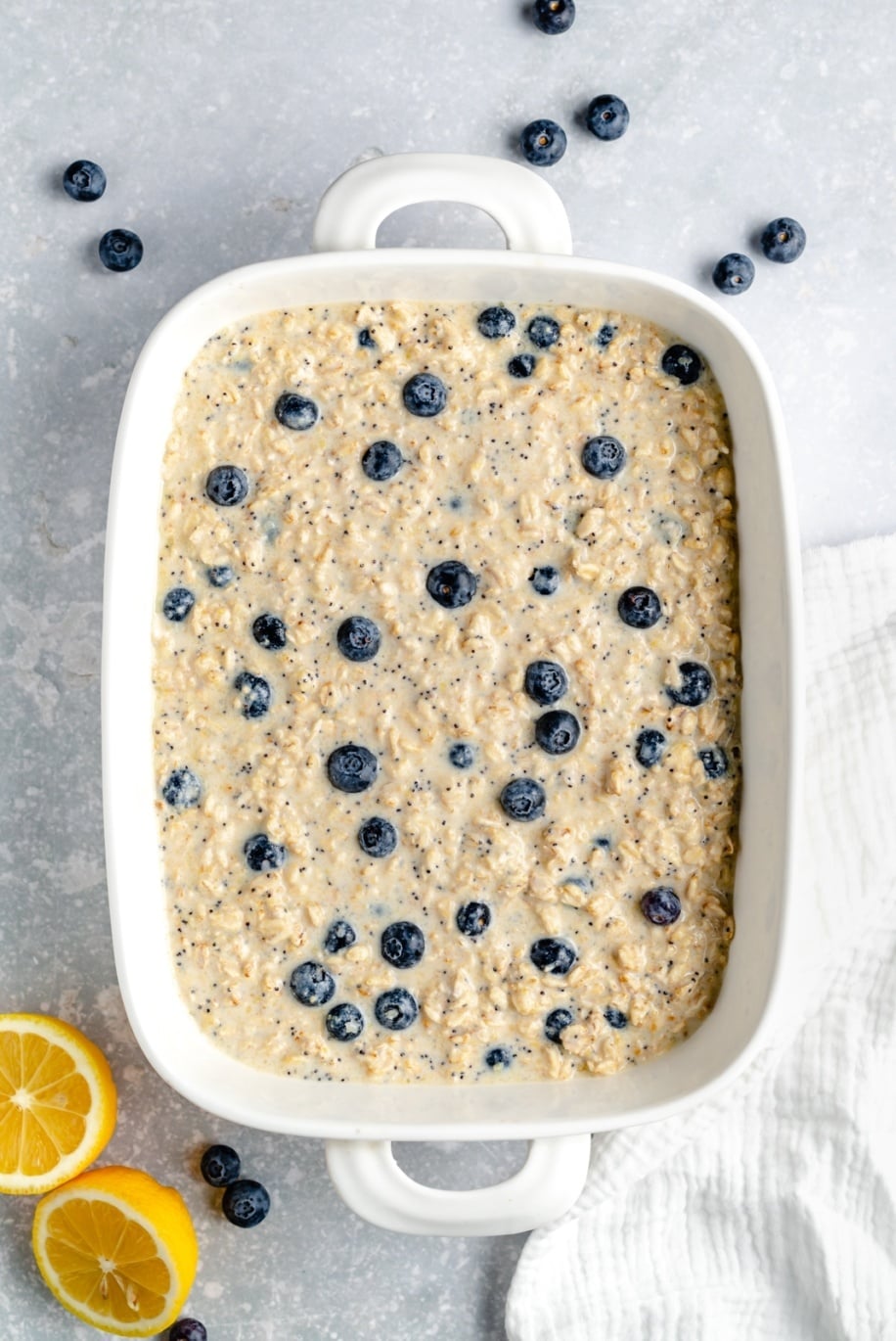 Lemon Blueberry Baked Oatmeal Ambitious Kitchen