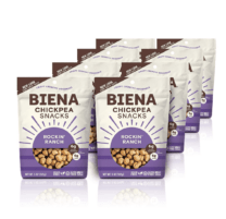 8 bags of chickpea snacks