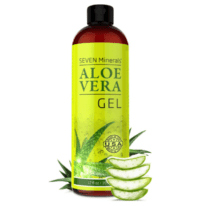 bottle of aloe vera