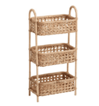 rattan storage tower