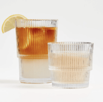 two drinking glasses