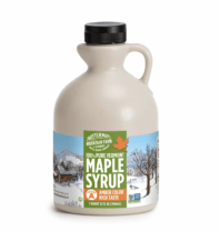 jar of maple syrup