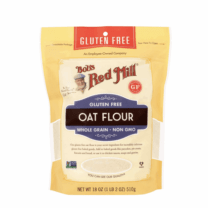 bag of oat flour