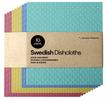 reusable dish clothes in multicolor