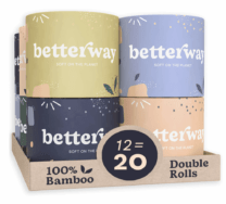 package of bamboo toilet paper rolls