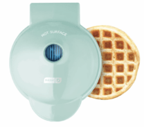 mini blue waffle maker