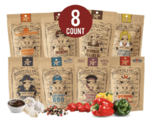 bundle of beef jerky flavors