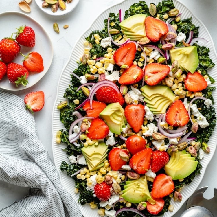 Strawberry Kale Salad