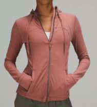 pink zip up jacket