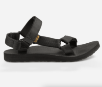 black sandals