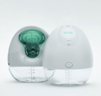 two breast pumps