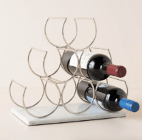 marble wine rack