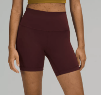 dark red biker shorts
