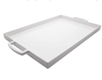 white serving platter