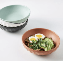set of colorful bowls