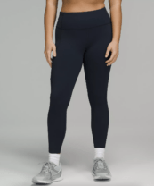 woman in navy leggings