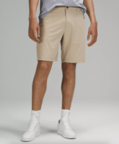 man in khaki shorts