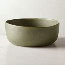 green serving bowl