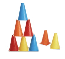 rainbow activity cones