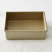 square gold pan